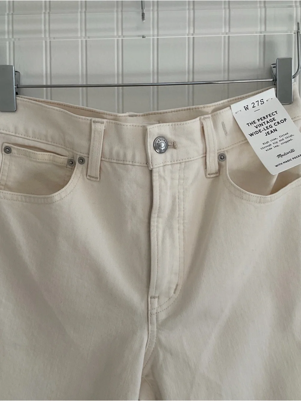 Madewell The Short Perfect Vintage Wide-Leg Crop Jean NWOT